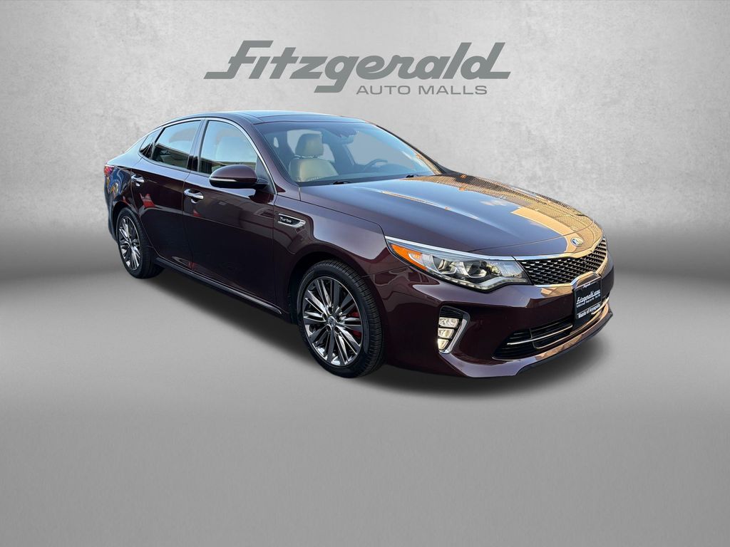 Red (Sangria) 2018 Kia Optima Sedan Front-Wheel Drive 6-Speed Automatic