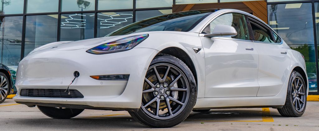 2020 Tesla Model 3 Standard Range Plus White at Genesis of Spring