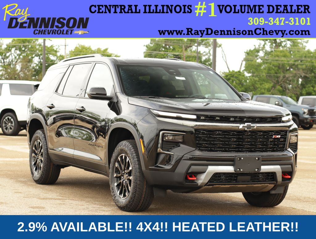 Black Metallic 2026 Chevrolet Traverse SUV / Crossover Four-Wheel Drive 8-Speed Automatic