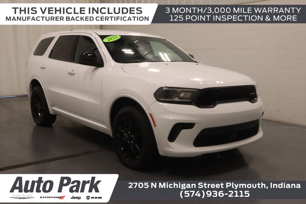 White Knuckle Clearcoat 2023 Dodge Durango SUV / Crossover All-Wheel Drive 8-Speed Automatic