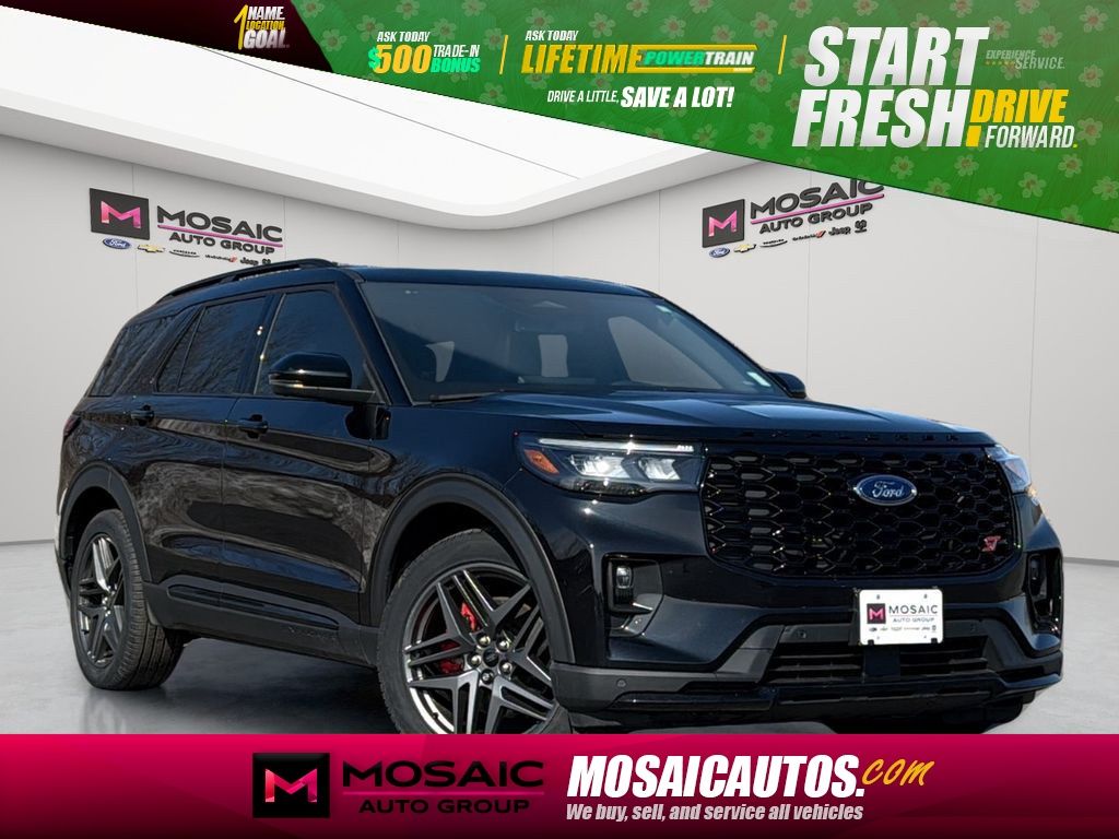 Black 2025 Ford Explorer ST AWD SUV / Crossover All-Wheel Drive Automatic