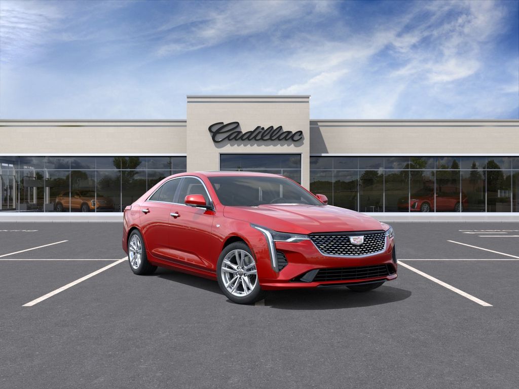 Radiant Red Tintcoat 2026 Cadillac CT4 Luxury AWD Sedan All-Wheel Drive 8-Speed Automatic
