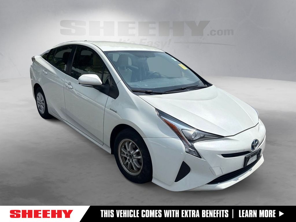 White 2016 Toyota Prius Two FWD Hatchback Front-Wheel Drive Continuously Variable Transmission