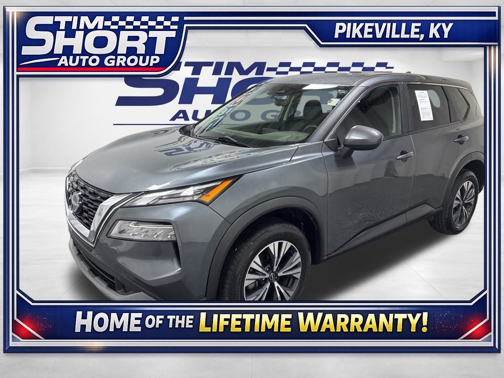 Gray (Gun Metallic) 2023 Nissan Rogue SV FWD SUV / Crossover Front-Wheel Drive Continuously Variable Transmission