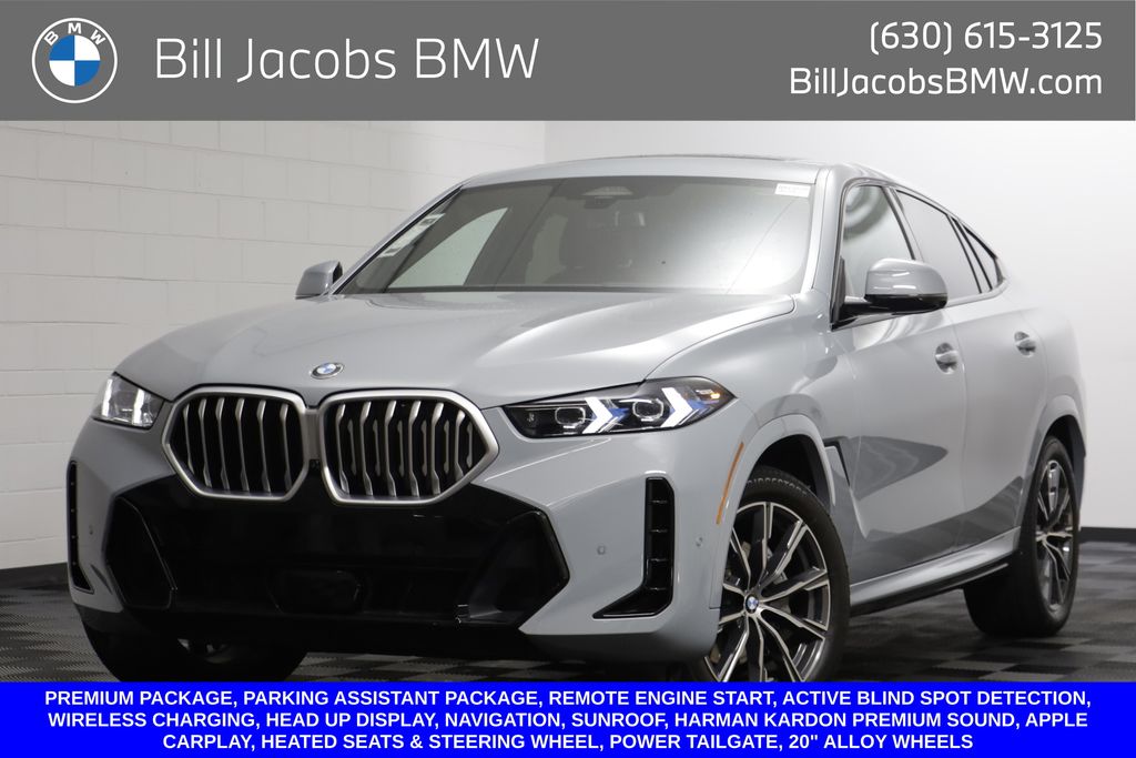 Brooklyn Gray Metallic 2026 BMW X6 SUV / Crossover All-Wheel Drive Automatic