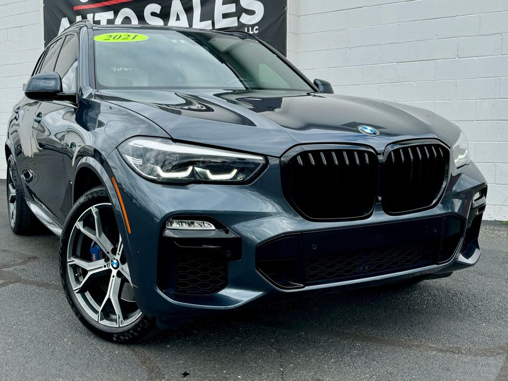 Arctic Gray Metallic 2021 BMW X5 M50i xDrive AWD SUV / Crossover All-Wheel Drive 8-Speed Automatic