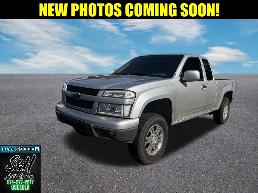 Sheer Silver Metallic 2012 Chevrolet Colorado 1LT Extended Cab 4WD Pickup Truck Four-Wheel Drive 4-Speed Automatic Overdrive