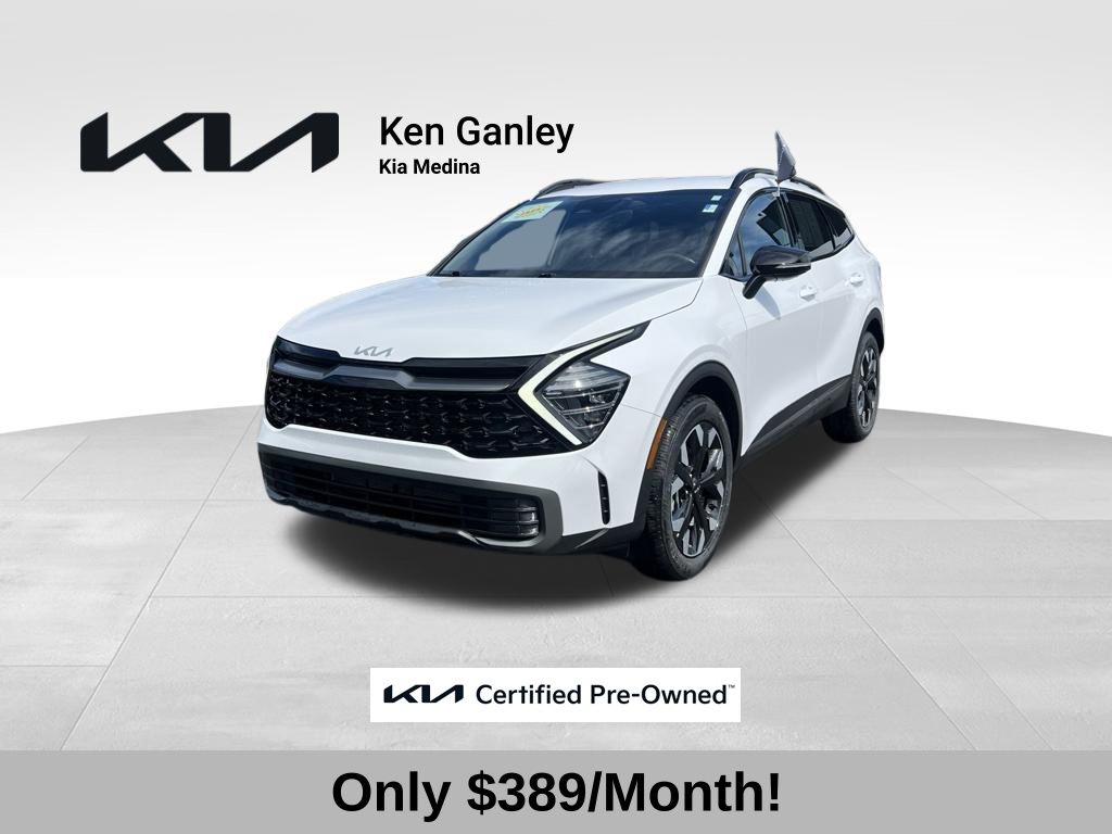 Snow White Pearl 2024 Kia Sportage X-Line AWD SUV / Crossover All-Wheel Drive 8-Speed Automatic