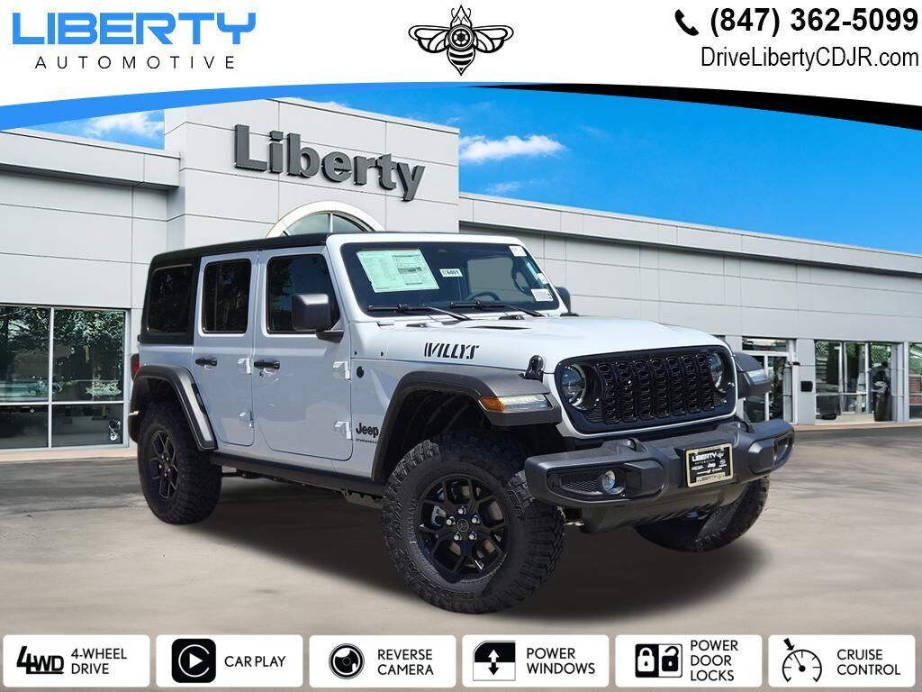 Bright White Clearcoat 2026 Jeep Wrangler SUV / Crossover Four-Wheel Drive 8-Speed Automatic