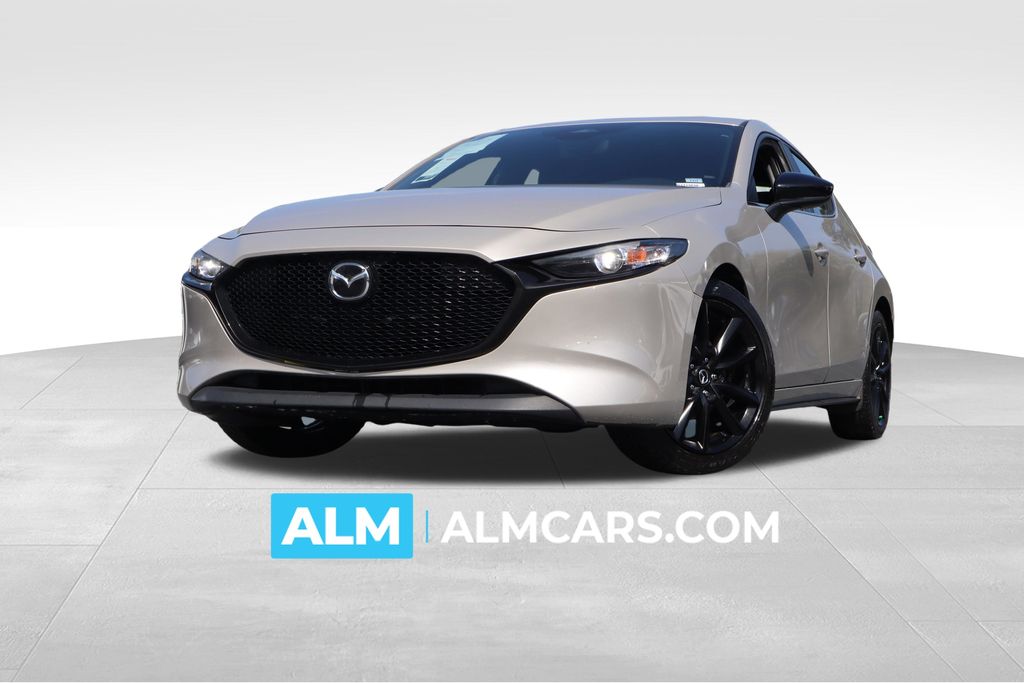 Gray (Platinum Quartz Metallic) 2024 Mazda MAZDA3 2.5 S Select Sport Hatchback FWD Hatchback Front-Wheel Drive 6-Speed Automatic