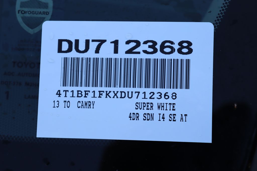 2013 Toyota Camry SE 7