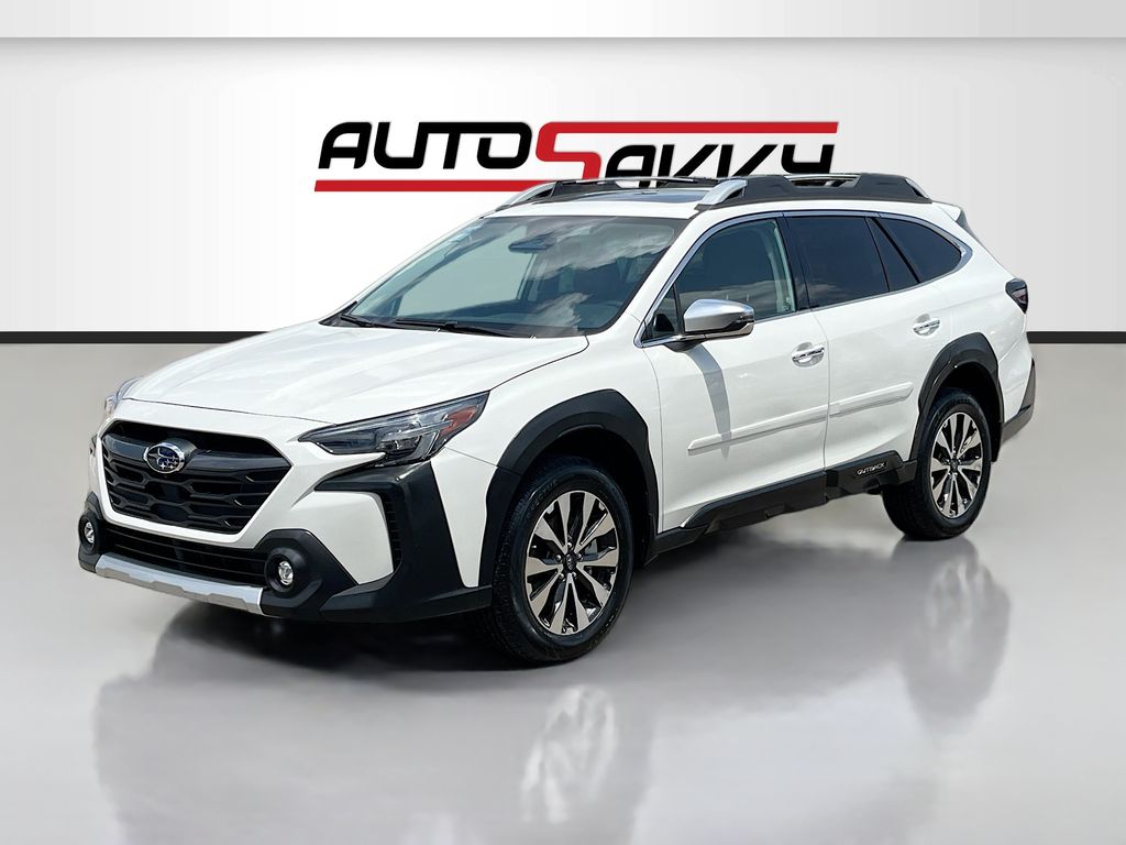 2025 Subaru Outback Touring XT White at Classic Elite Chevrolet Sugar Land