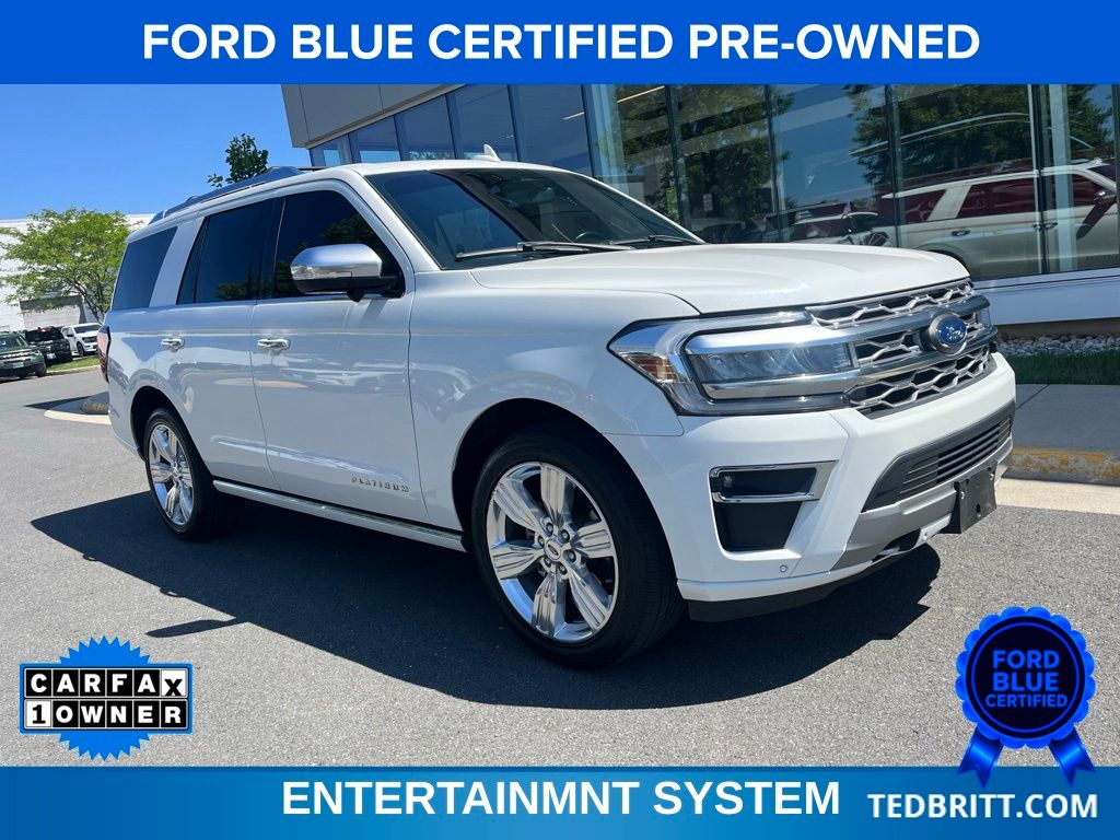 Star White Metallic Tri-Coat 2023 Ford Expedition SUV / Crossover Four-Wheel Drive Automatic