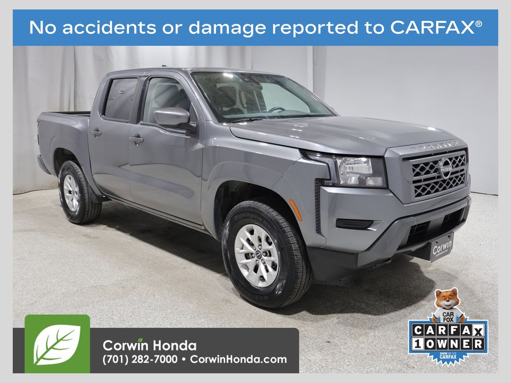 Gray (Gun Metallic) 2024 Nissan Frontier SV Crew Cab 4WD Pickup Truck Four-Wheel Drive 9-Speed Automatic Overdrive