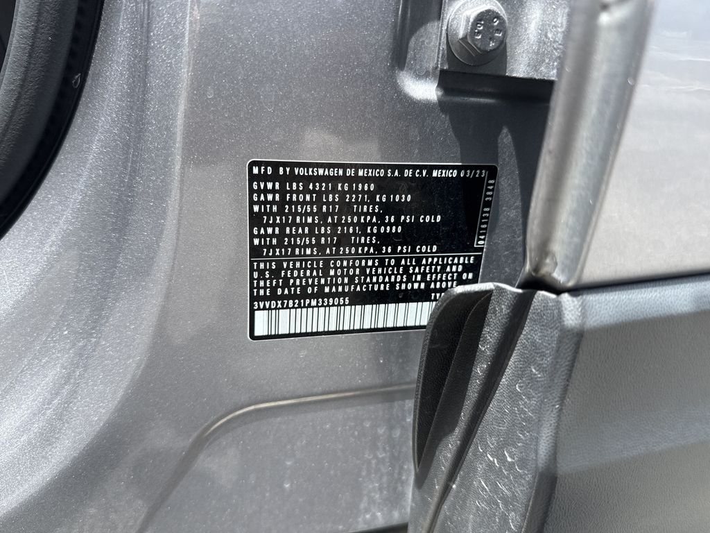 2023 Volkswagen Taos 1.5T S Silver at Classic Elite Chevrolet Sugar Land