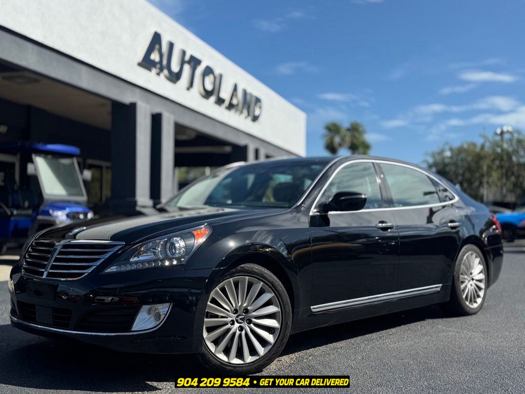 Caspian Black 2015 Hyundai Equus Sedan Rear-Wheel Drive 8-Speed Automatic