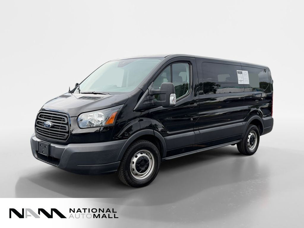 Shadow Black 2018 Ford Transit Passenger Van Rear-Wheel Drive 6-Speed Automatic Overdrive