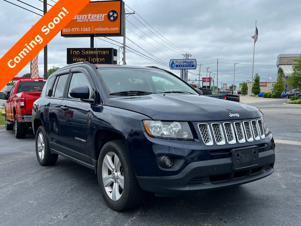 True Blue Pearlcoat 2016 Jeep Compass Latitude 4WD SUV / Crossover Four-Wheel Drive 6-Speed Automatic