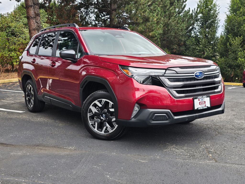 Crimson Red Pearl 2026 Subaru Forester SUV / Crossover All-Wheel Drive Continuously Variable Transmission