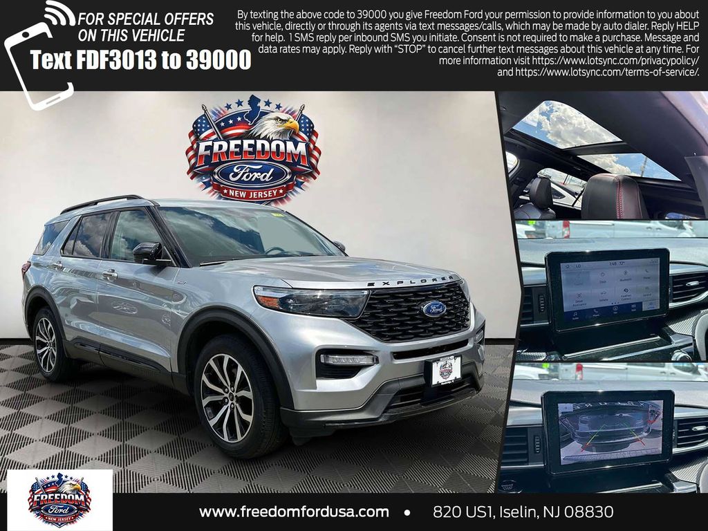Silver Metallic 2023 Ford Explorer SUV / Crossover All-Wheel Drive Automatic