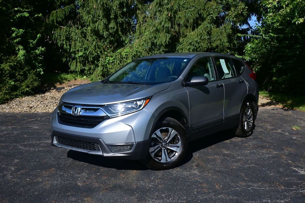 Lunar Silver Metallic 2018 Honda CR-V SUV / Crossover All-Wheel Drive Continuously Variable Transmission