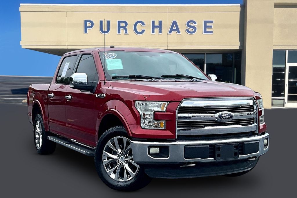 Ruby Red Metallic 2016 Ford F-150 Pickup Truck Four-Wheel Drive 6-Speed Automatic