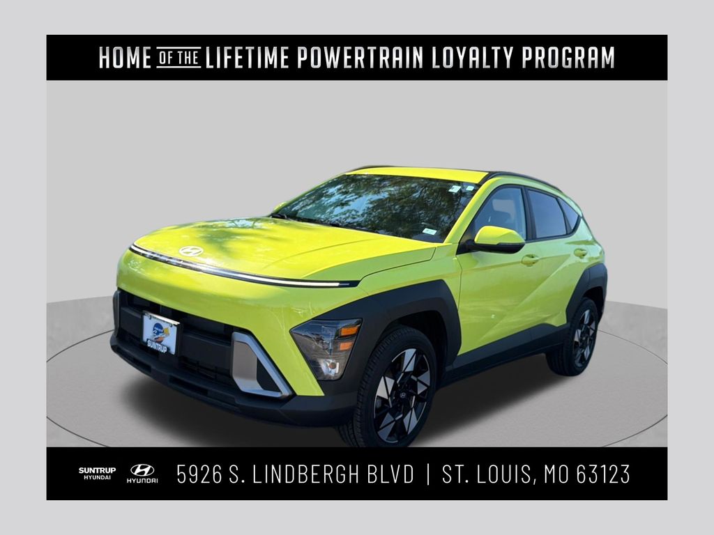 Neoteric Yellow 2024 Hyundai Kona SUV / Crossover All-Wheel Drive Continuously Variable Transmission