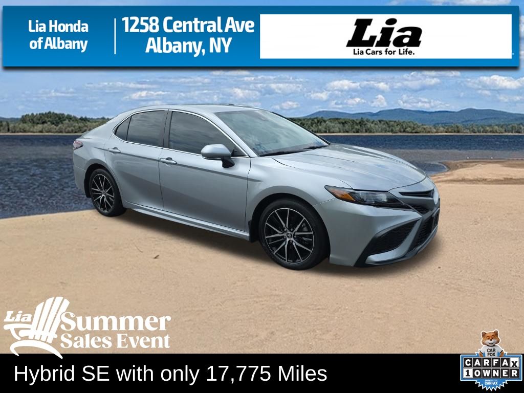 Celestial Silver Metallic 2024 Toyota Camry Hybrid Sedan Front-Wheel Drive Continuously Variable Transmission