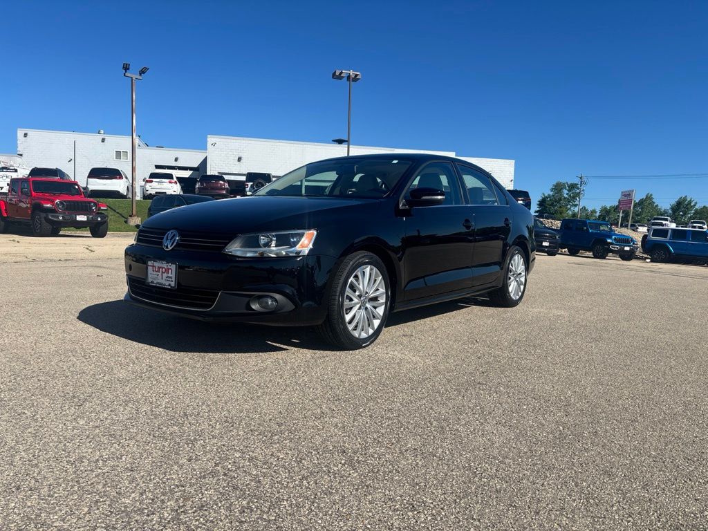 Black Uni 2014 Volkswagen Jetta SEL Sedan Front-Wheel Drive 6-Speed Automatic