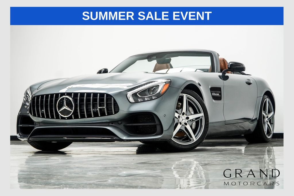Selenite Gray Metallic 2018 Mercedes-Benz AMG GT Convertible Rear-Wheel Drive 7-Speed Automatic