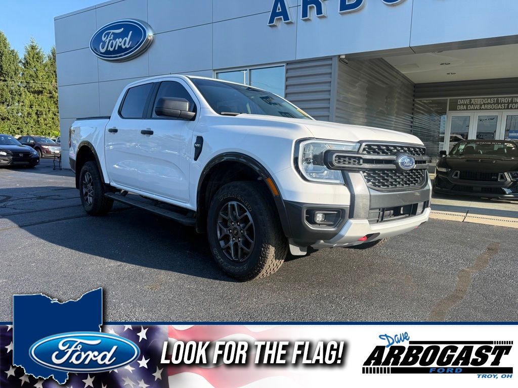 Oxford White 2024 Ford Ranger Pickup Truck Four-Wheel Drive Automatic