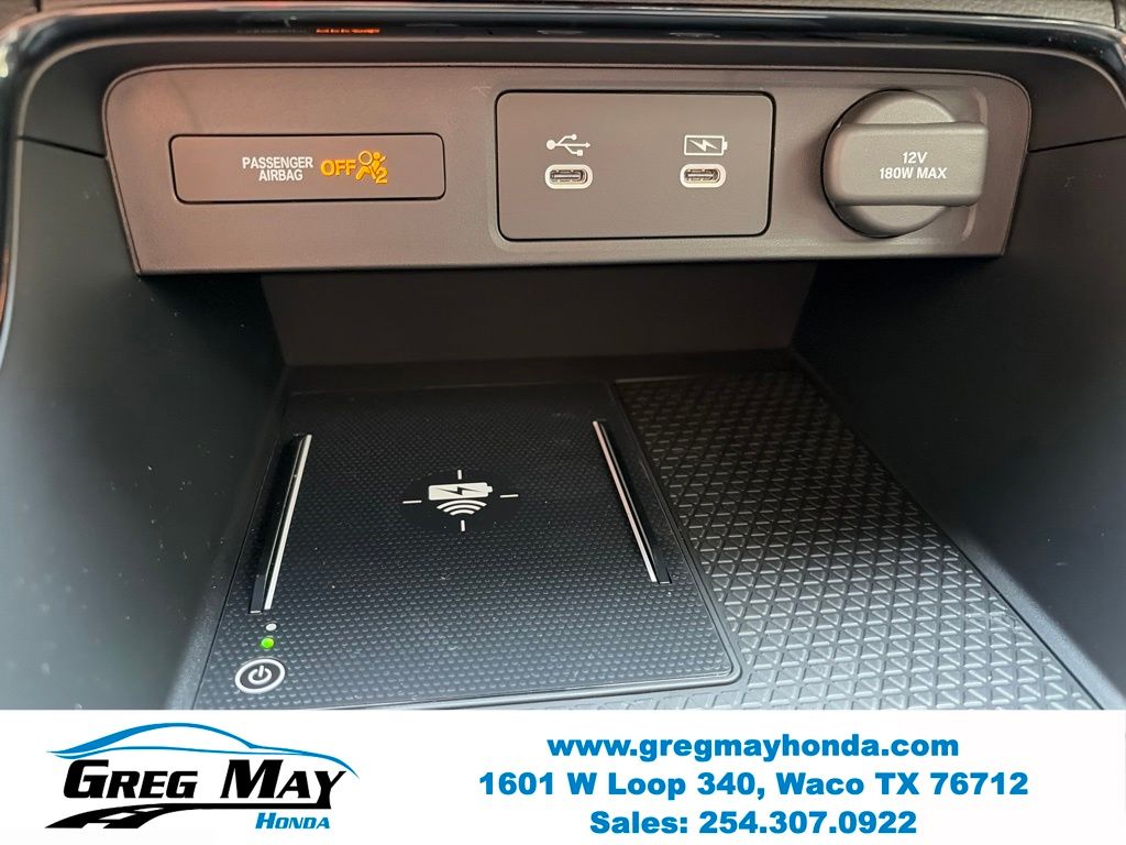 2026 Honda CR-V Hybrid Sport-L White at Greg May Honda