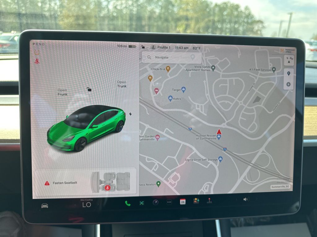 2020 Pearl White Multi-Coat Tesla Model 3 Standard RWD Sedan