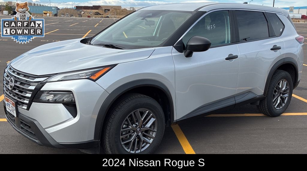 Brilliant Silver Metallic 2024 Nissan Rogue S AWD SUV / Crossover All-Wheel Drive Continuously Variable Transmission