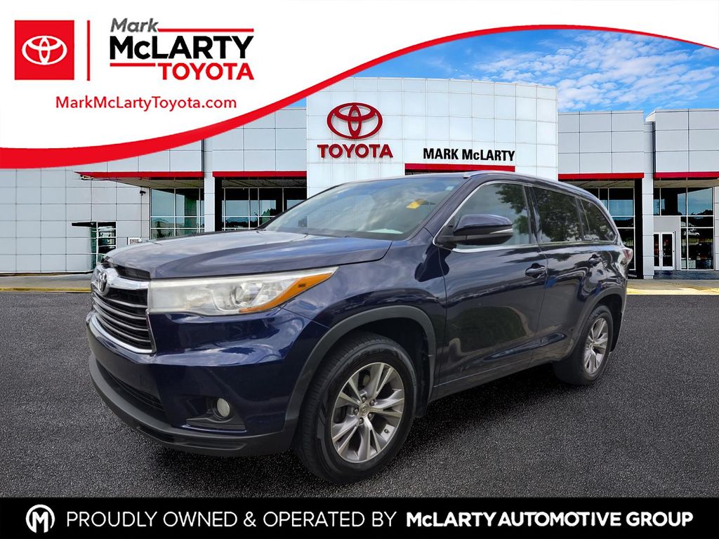 Nautical Blue Metallic 2015 Toyota Highlander SUV / Crossover Front-Wheel Drive 6-Speed Automatic Overdrive