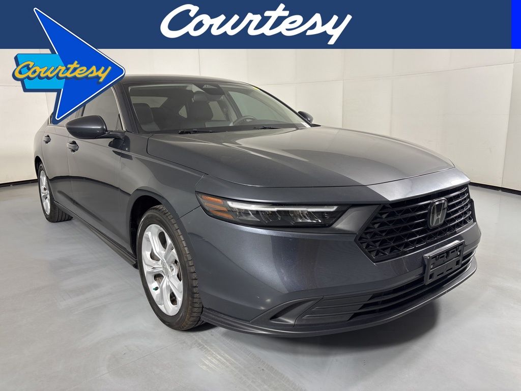Gray 2024 Honda Accord Sedan Front-Wheel Drive Continuously Variable Transmission