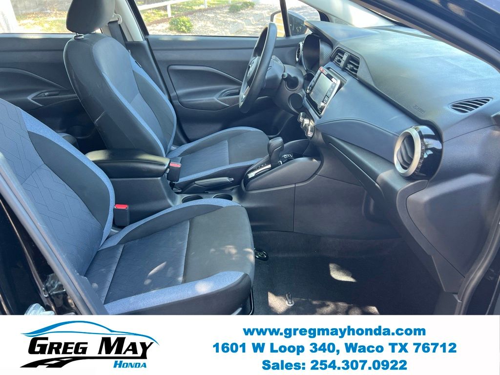 2024 Nissan Versa 1.6 SV Black at Greg May Honda