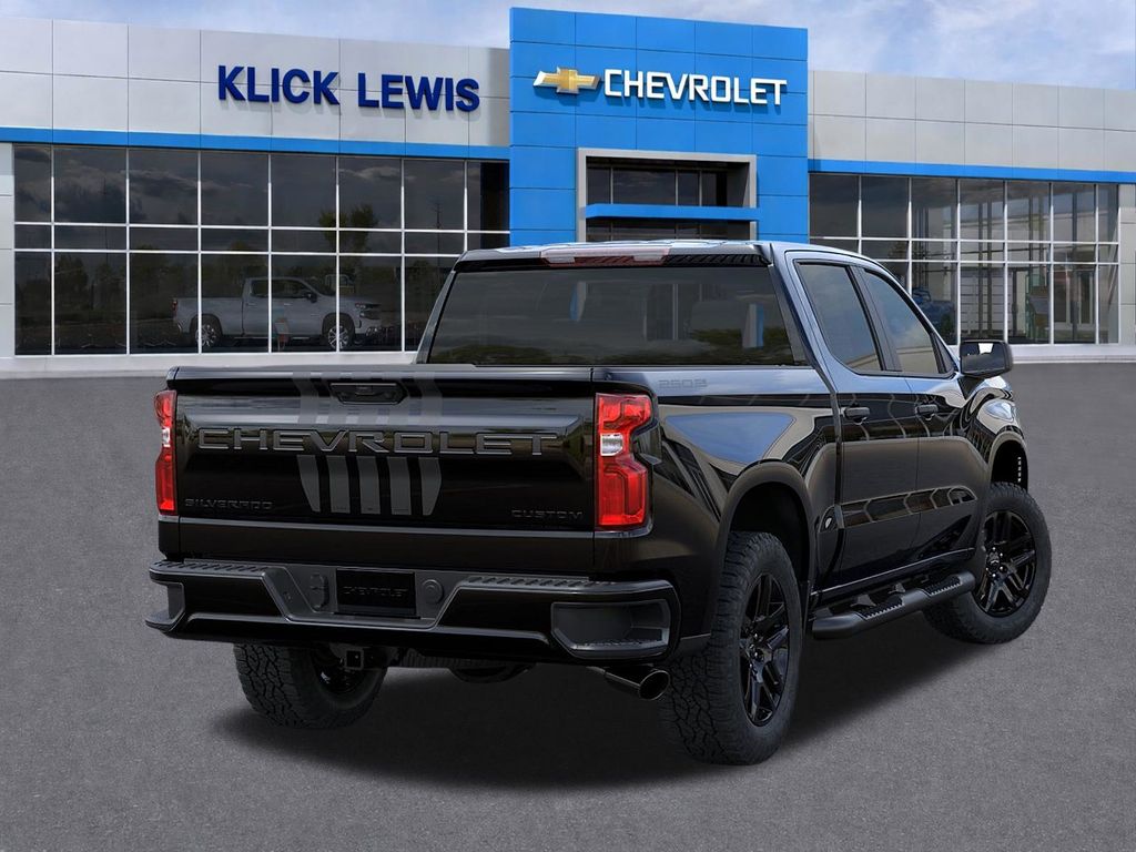 2026 Chevrolet Silverado 1500 Custom Black at South Hills Kia