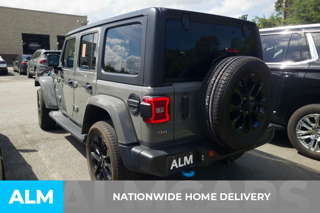 Used 2023 Gray Jeep Sahara 4xe image 4