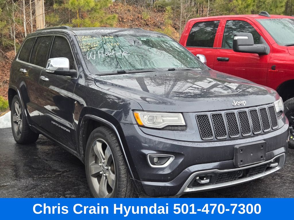 Gray (Maximum Steel Metallic Clearcoat) 2014 Jeep Grand Cherokee Overland 4WD SUV / Crossover Four-Wheel Drive 8-Speed Automatic