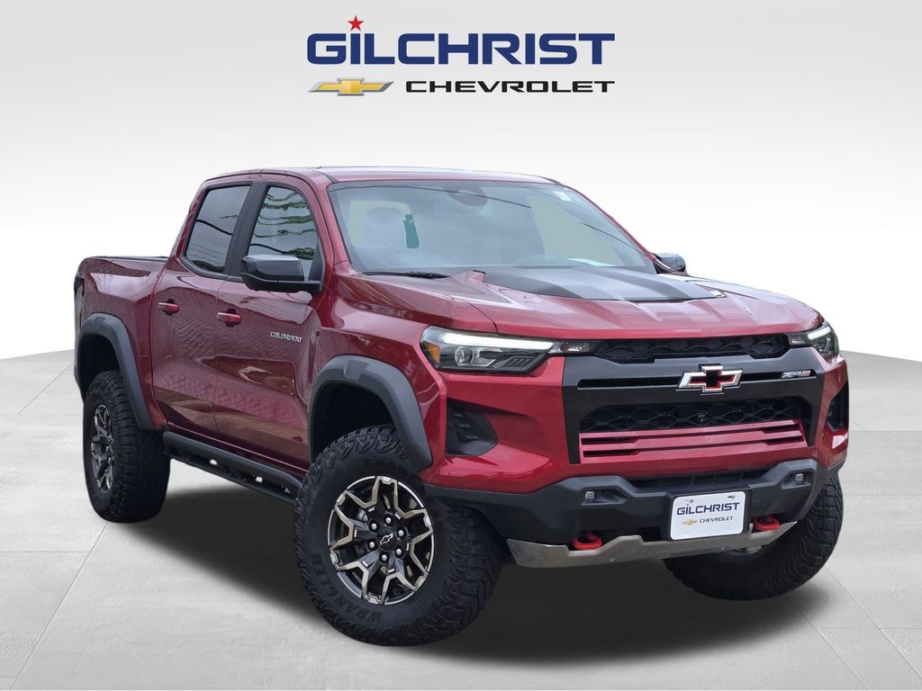 Radiant Red Tintcoat 2024 Chevrolet Colorado Pickup Truck Four-Wheel Drive 8-Speed Automatic