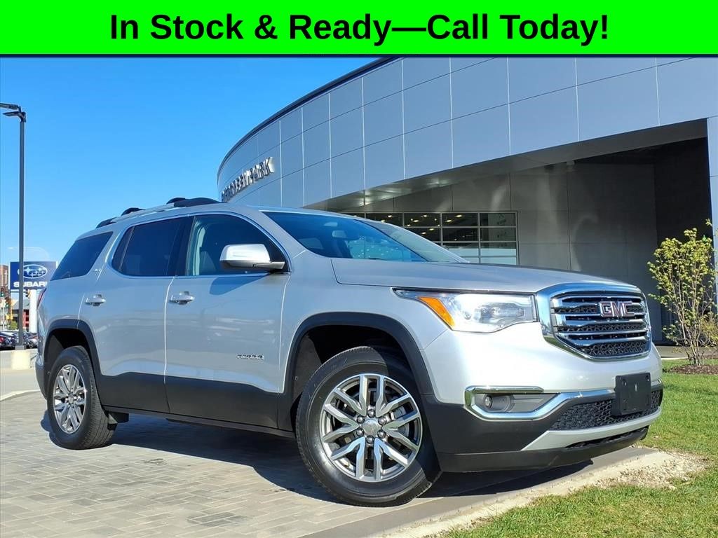 Quicksilver Metallic 2019 GMC Acadia SLE-2 FWD SUV / Crossover Front-Wheel Drive 6-Speed Automatic