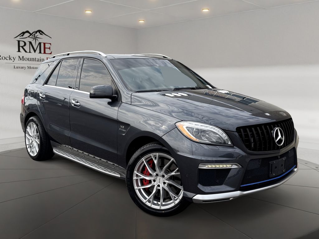Steel Gray Metallic 2014 Mercedes-Benz M-Class SUV / Crossover All-Wheel Drive 7-Speed Automatic