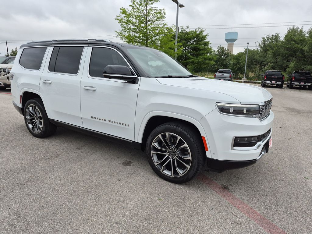 Bright White Clearcoat 2024 Jeep Grand Wagoneer Series III 4WD SUV / Crossover Four-Wheel Drive 8-Speed Automatic
