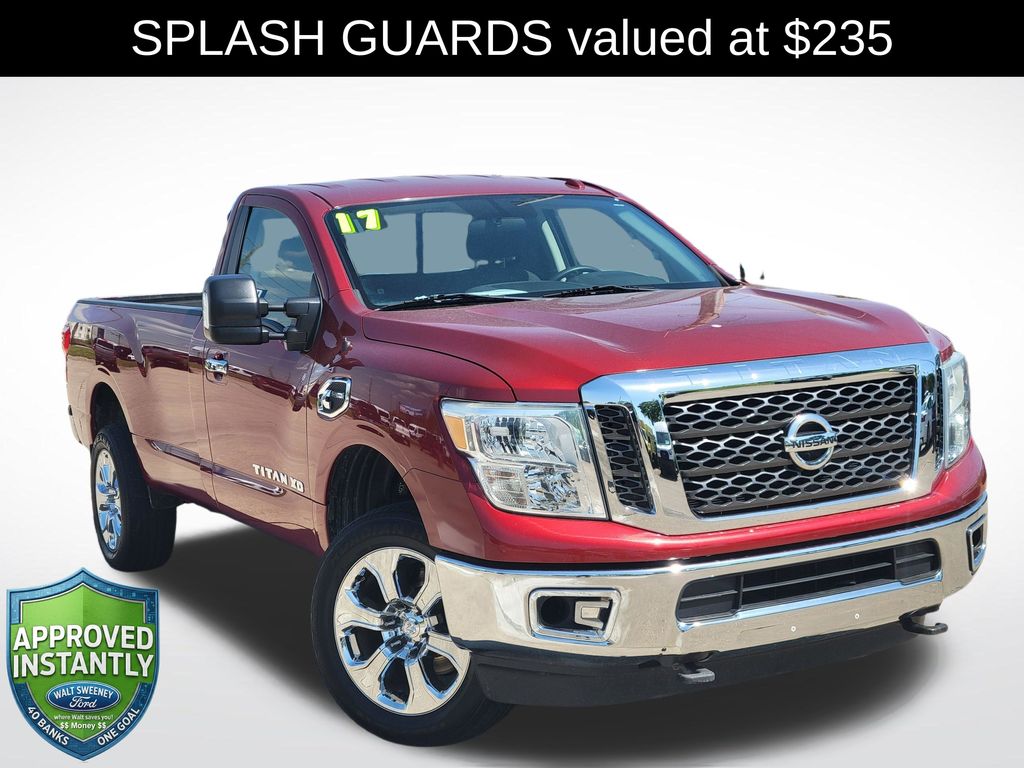 Cayenne Red 2017 Nissan Titan Pickup Truck 6-Speed Automatic