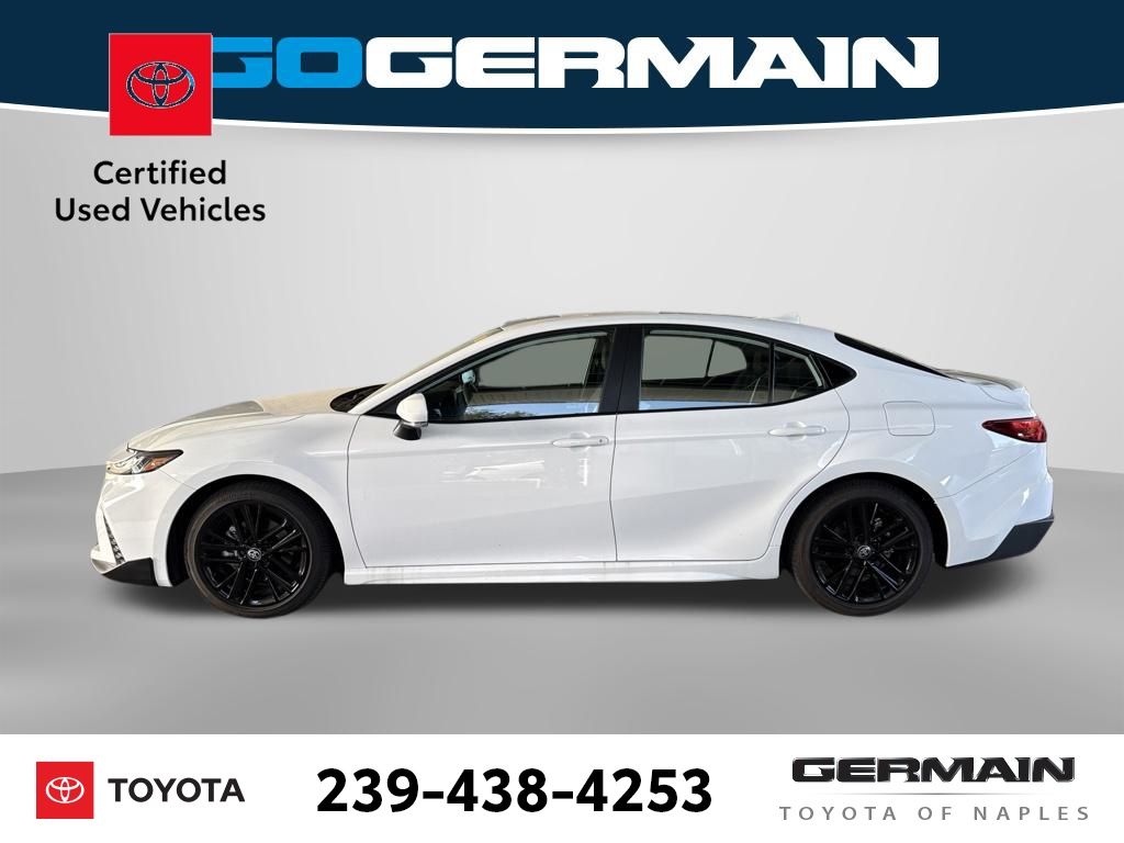Certified Used 2025 White Toyota SE image 2