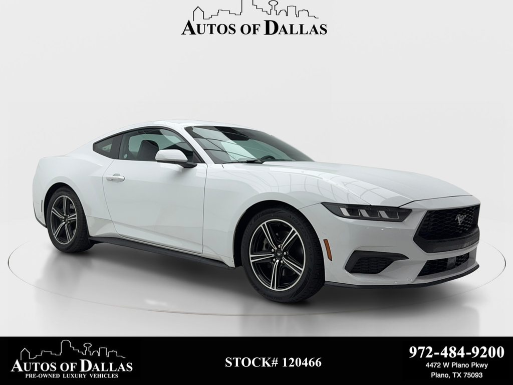 Oxford White 2024 Ford Mustang Coupe Rear-Wheel Drive Automatic