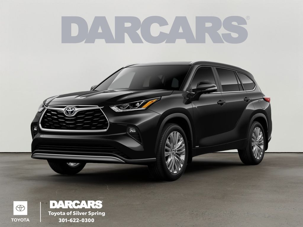 Midnight Black 2026 Toyota Highlander Hybrid SUV / Crossover All-Wheel Drive Continuously Variable Transmission