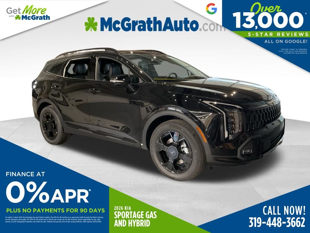Fusion Black 2026 Kia Sportage Hybrid Plug-In X-Line Prestige AWD SUV / Crossover All-Wheel Drive 6-Speed Automatic