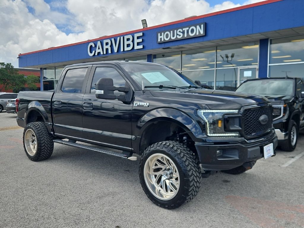 Shadow Black 2018 Ford F-150 XL SuperCrew 4WD Pickup Truck Four-Wheel Drive Automatic